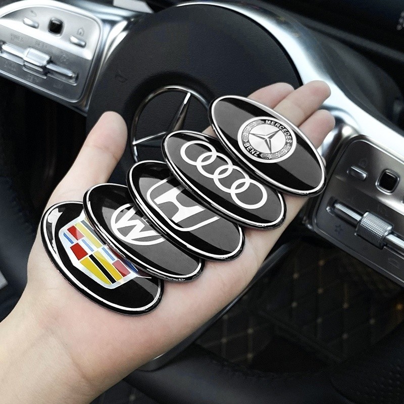 New Style Car Triangle Window Modified Various Car Logo Stickers 3D ...