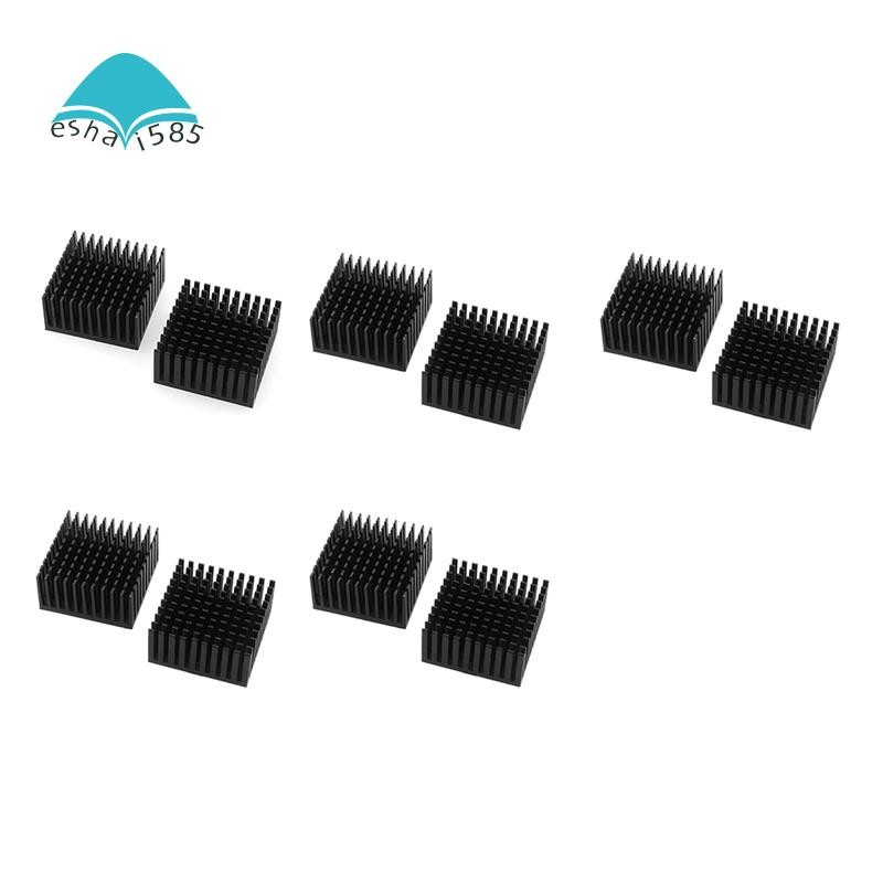10 Pcs 40X40X20mm Aluminum Heatsink Radiator Cooling Cooler for ...