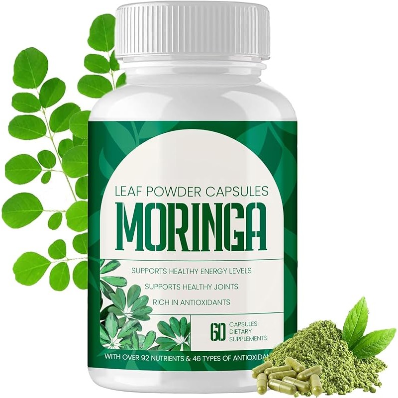 Pure Moringa Powder Capsules, 60 Capsules Pure Moringa Powder Capsules ...