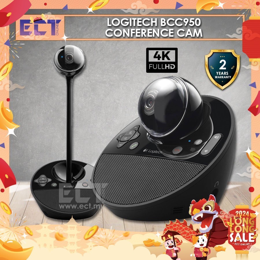 Logitech BCC950 Conference Cam Webcam Shopee Malaysia