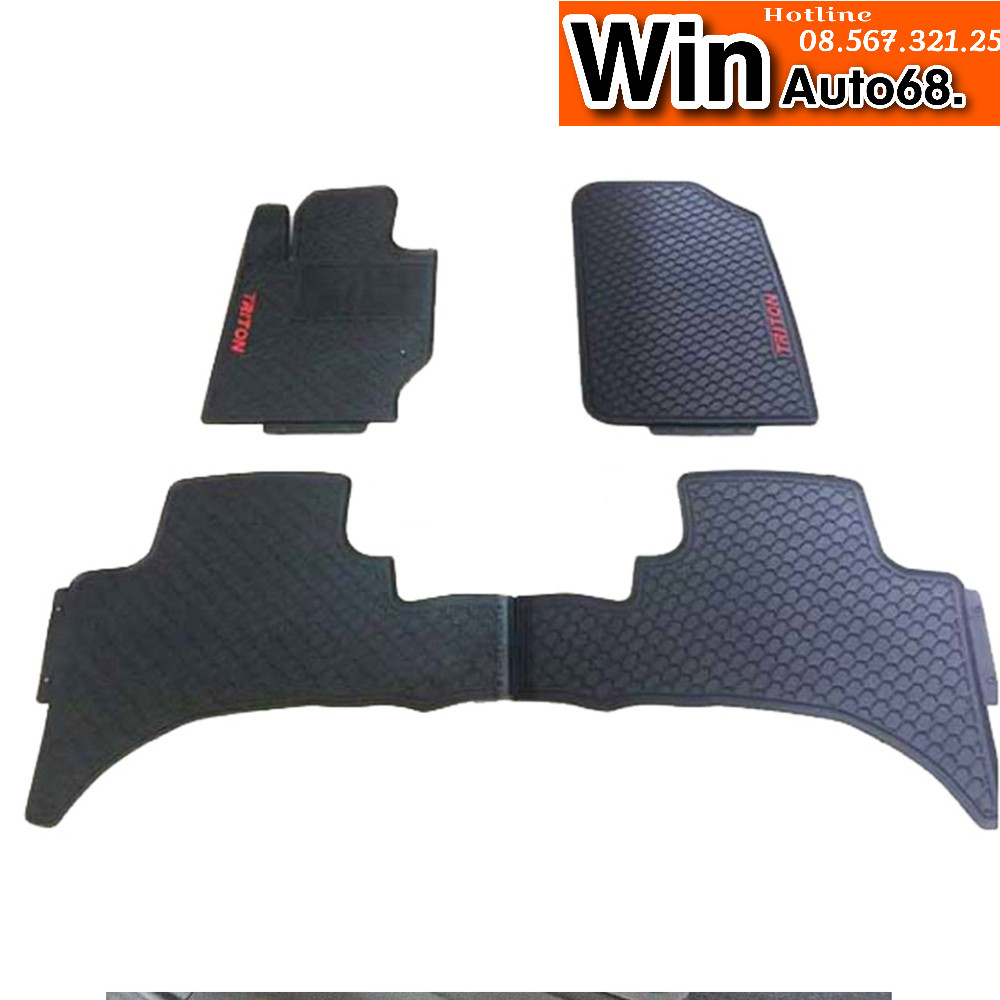 Premium Mishubishi TRITON Rubber Floor Mat Thick Molded According To Car Shopee Malaysia