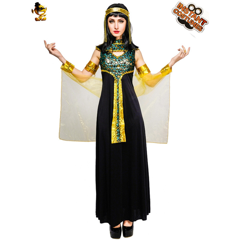 Halloween Adult Women's Cleopatra Costume Big Female Ancient Egyptian ...