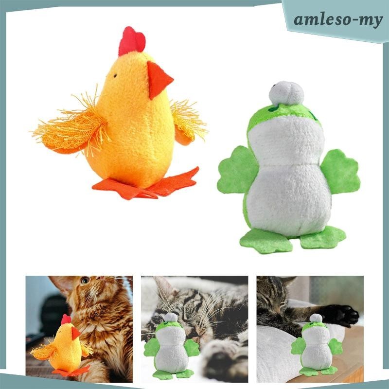 [AmlesoMY] Catnip Toy for Kitten Plush Cat Exercise Toys Interactive