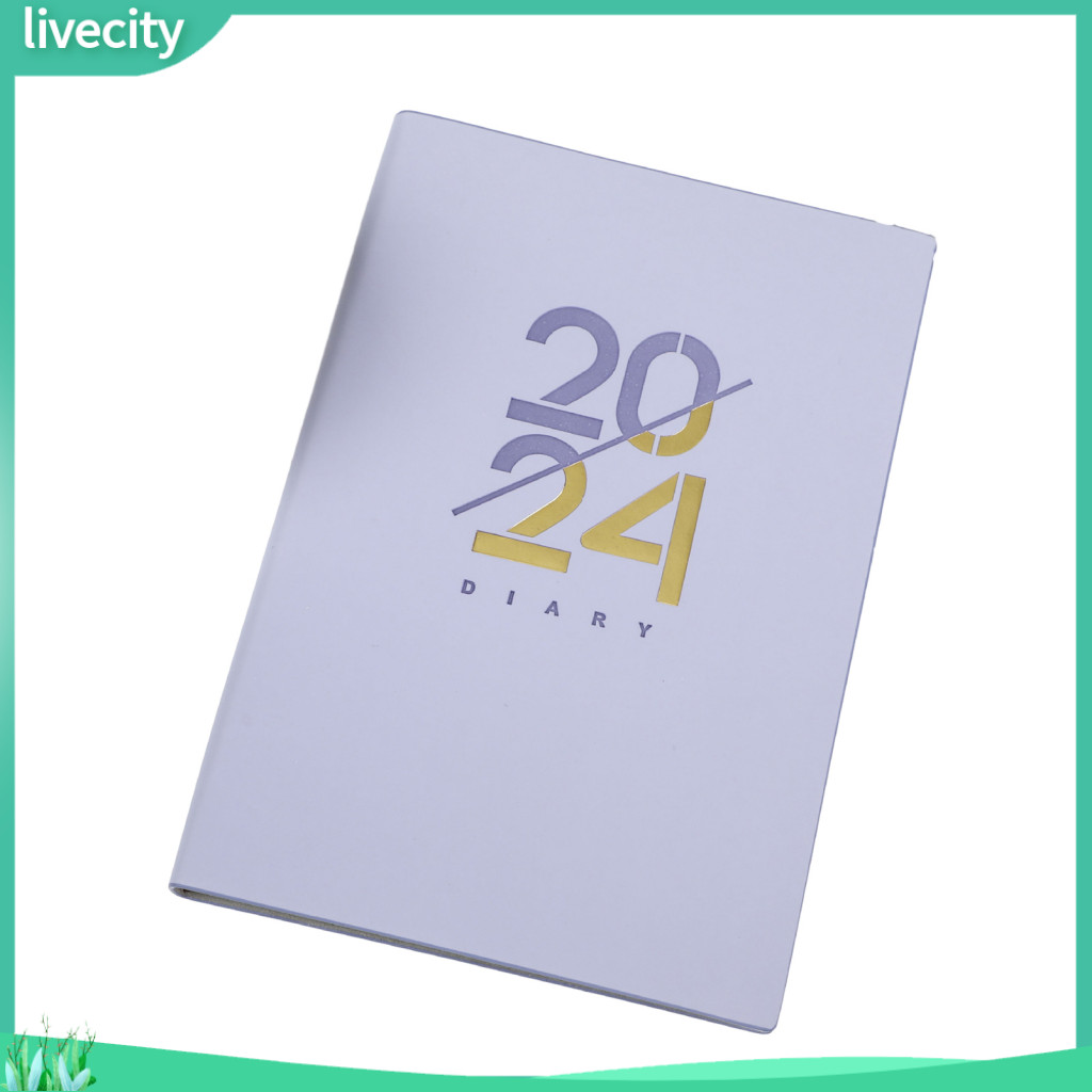 livecity| A5 Agenda Book Professional Planner 2024 A5 Faux Leather ...