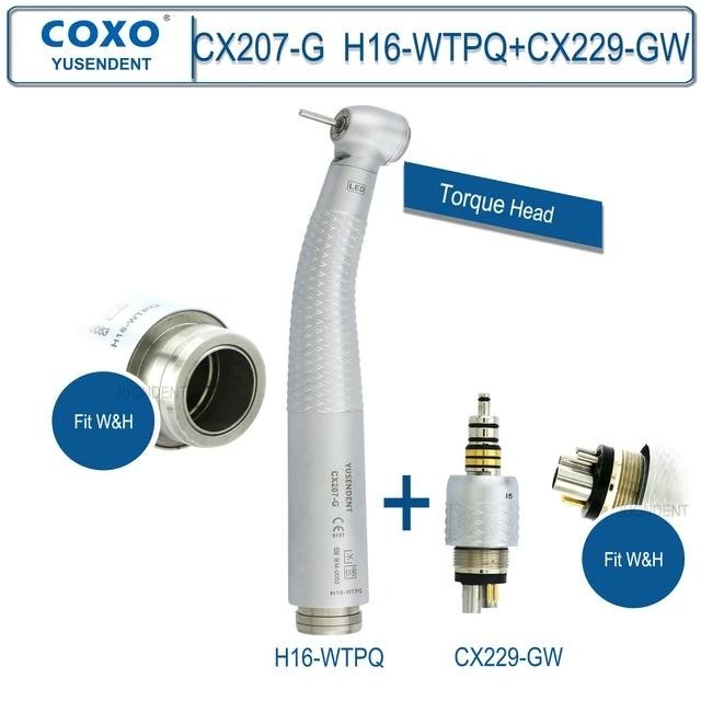Dental High Speed Z900L Air Turbine Fiber Optic LED Handpiece For NSK Coupler Handpiece Standard Head Dentistry Tools