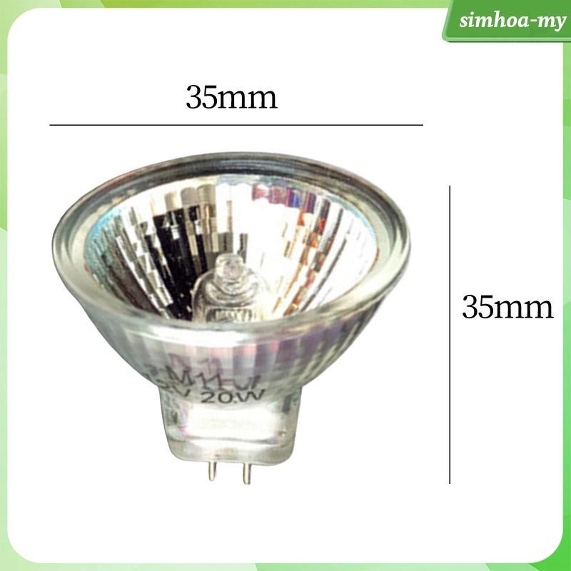 [SIMHOAMY] 6x Halogen Light Bulbs, Heating Lamp, 20W 12V High Output