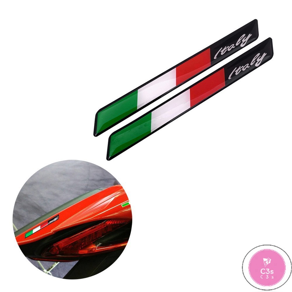 C3 3D Motorcycle Decal Italy Stickers Replace Logo Sticker Case for ...