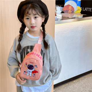 New Style Korean Version Children's Chest Bag Cartoon Cute Male Female ...