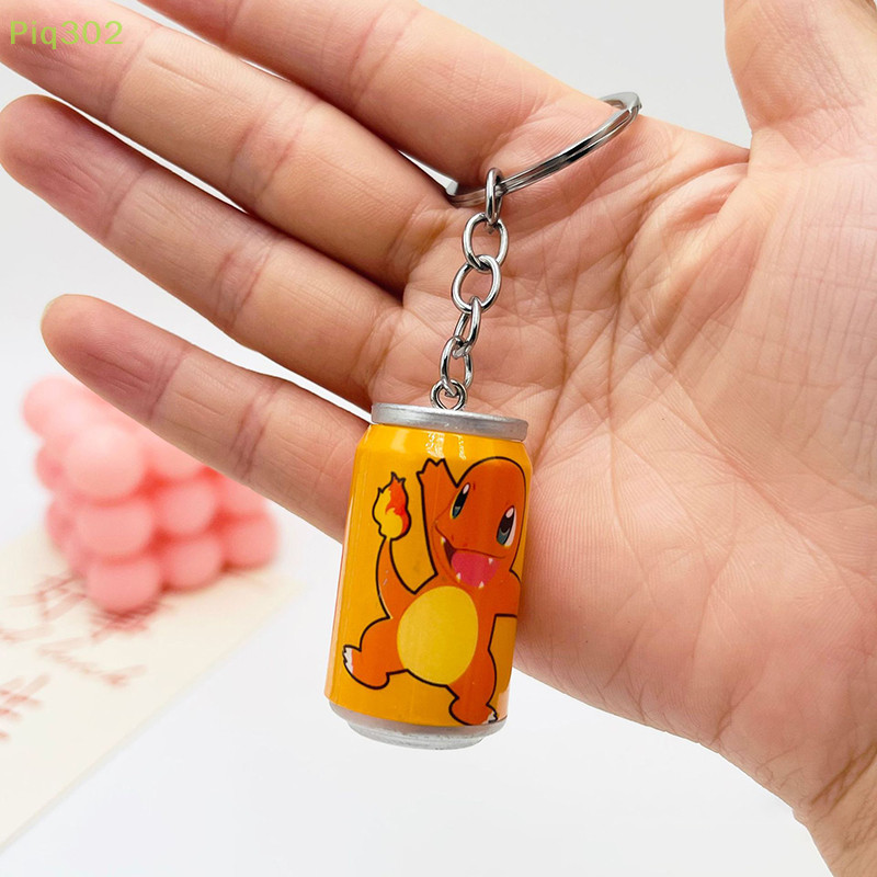 Piq302 Pokemon Pikachu Anime Figure Keychain Pikachu Charmander ...