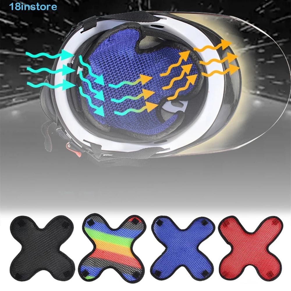 INSTORE Motorcycle Helmet Padding Vehicle Safety Cooling Pad ...