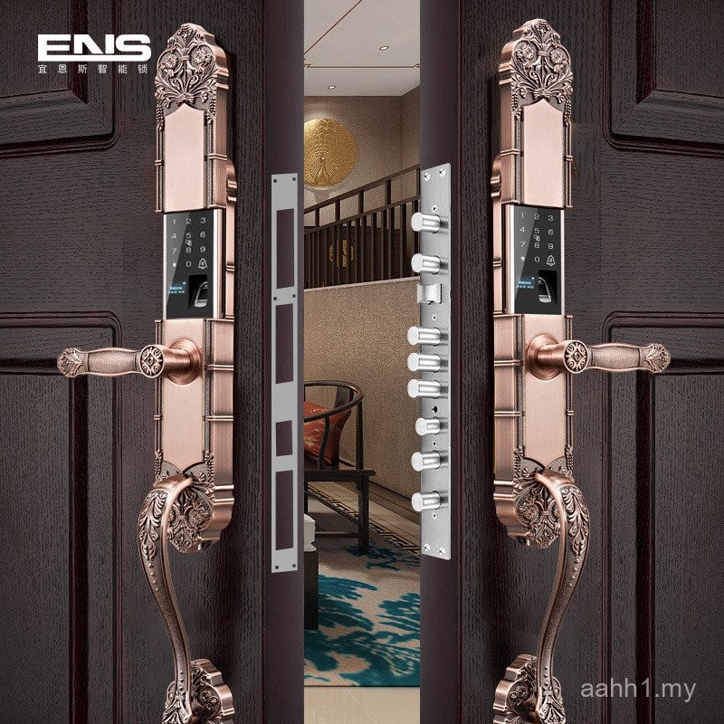 Ens Waterproof Villa Door Smart Door Lock Wireless Fingerprint Code ...