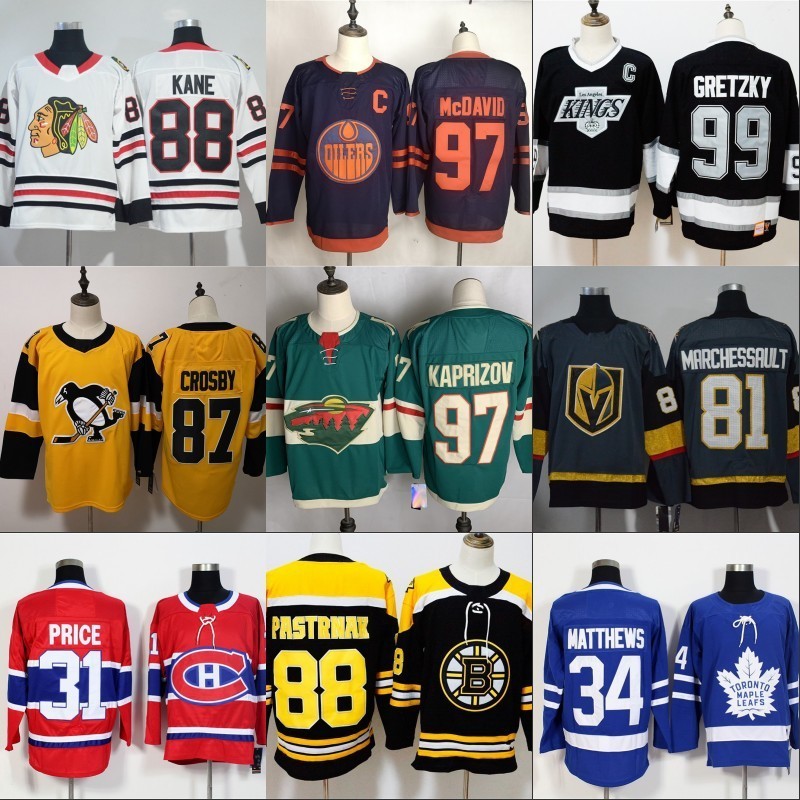 Nhl Hockey Jersey Oiler Black Hawk Canada Capital Brown Bear Maple Leaf ...