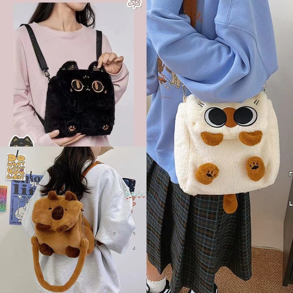 Little Red Book Same Style Capybara Backpack Cartoon Anderson Cat ...