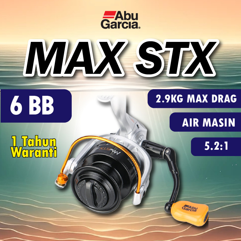 Abu Garcia Max STX 1000 2000 3000 4000 Spinning Fishing Reel 5+1BB