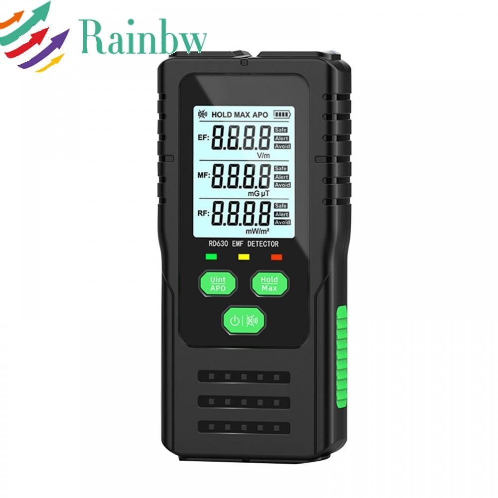 Portable EMF RF Radiation Detector 3in1 Measurement Meter Backlit Large ...