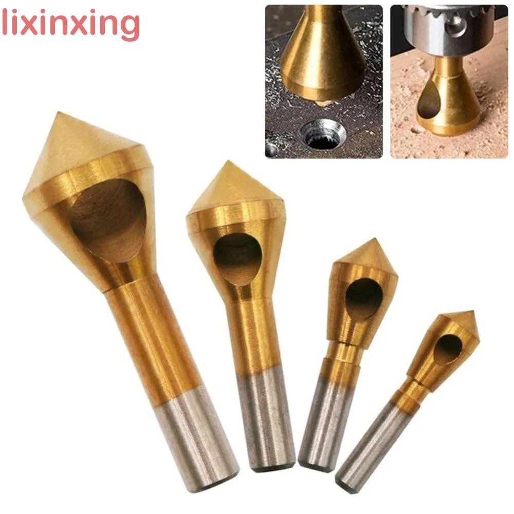 LIXINXING Chamfer Drill Bits, Taper Expanding Step Counter Sink Drill