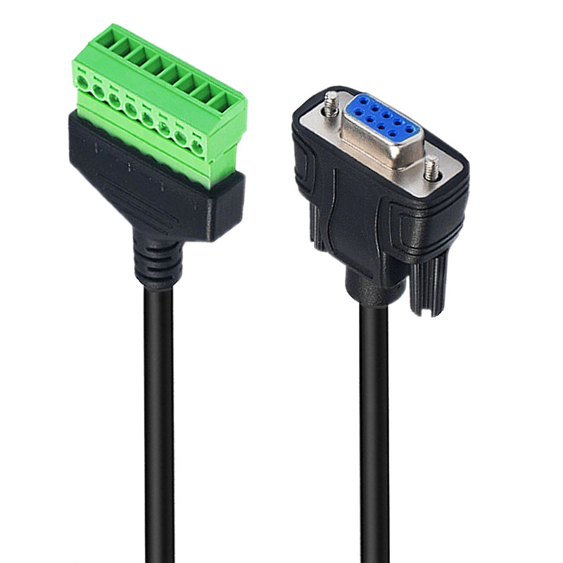 [rangevoyage2] DB9P 232 To 8 Pin AV Terminal Screw Adapter Converter ...