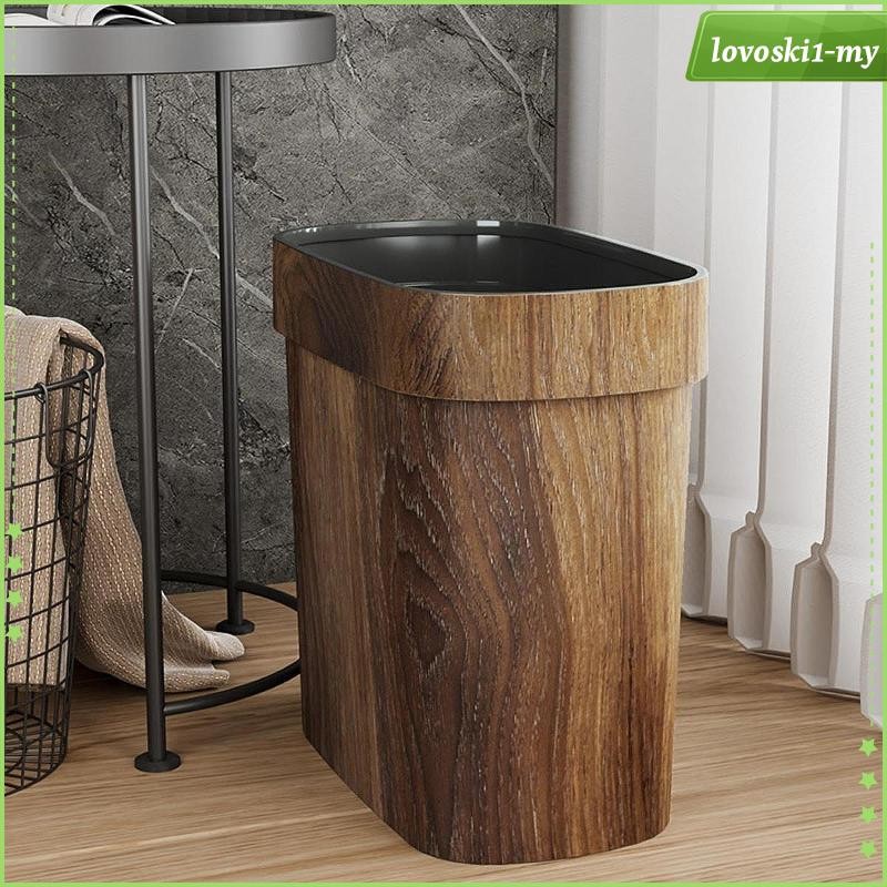 [LovoskibcMY] Rectangular Trash Bin Garbage Bin Narrow Space Rubbish ...