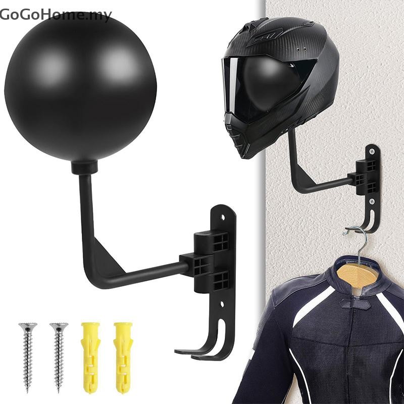 GOG Helmet Holder Motorcycle Helmet Rack Wall Helmet Display Stand ...