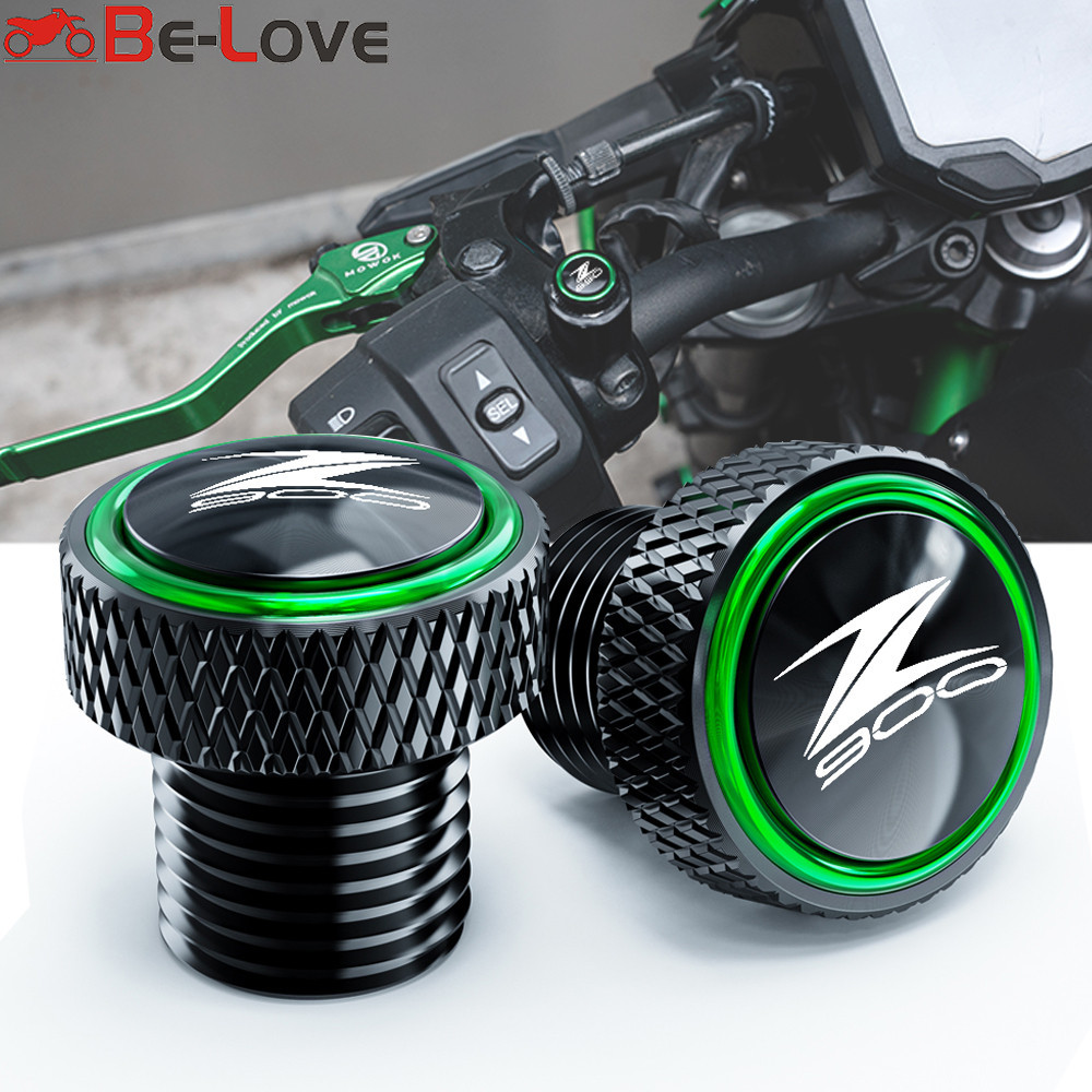 KEEPDSGN 7/8" Handlebar End Mirrors For Kawasaki Z1000 Z900 Z650 – Black, Left & Right Pair