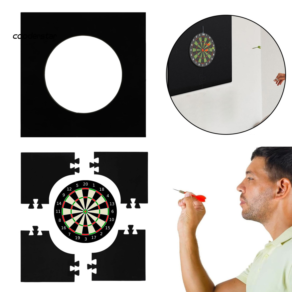 COOD Dartboard Wall Protector Dartboard Wall Guard Universal Eva Dart ...