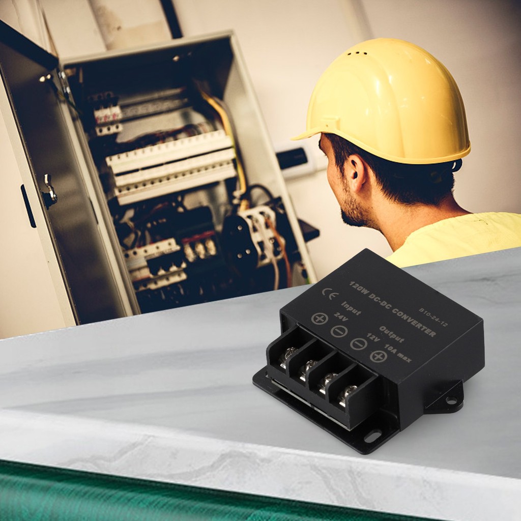 QUMMLL>>Voltage Regulator DC 24V to DC 12V 10A 120W Step Down Power ...