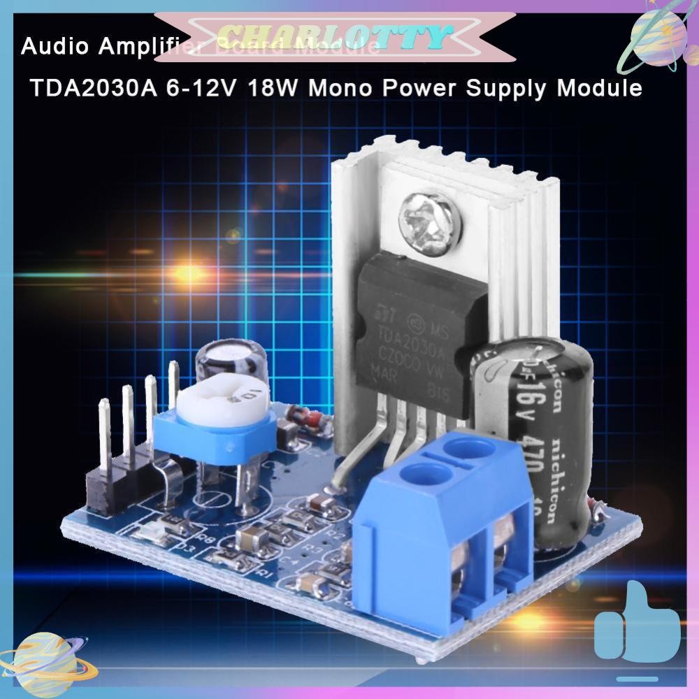 CHA NEW Audio Amplifier 6-12V Mono Power Supply Module for Audio System ...