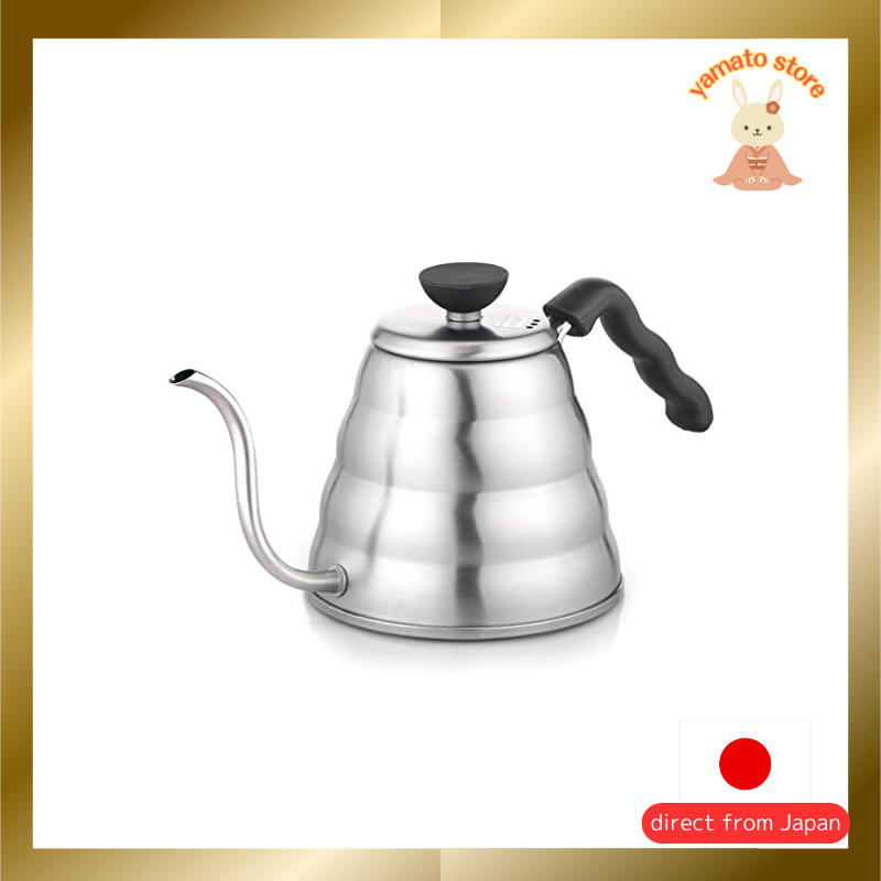 Bollitore Per Versamento Hario VKB-120HSV V60 - Grande, In Acciaio Inox Argento, Per Caffè E Tè