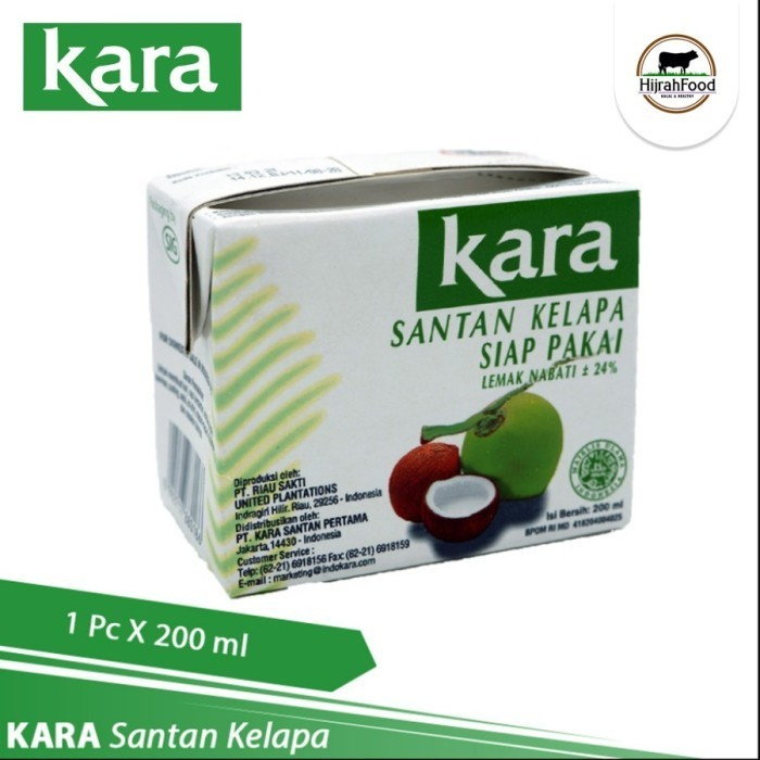 Kara Coconut Milk Liquid (coconut Cream) - 200ml 