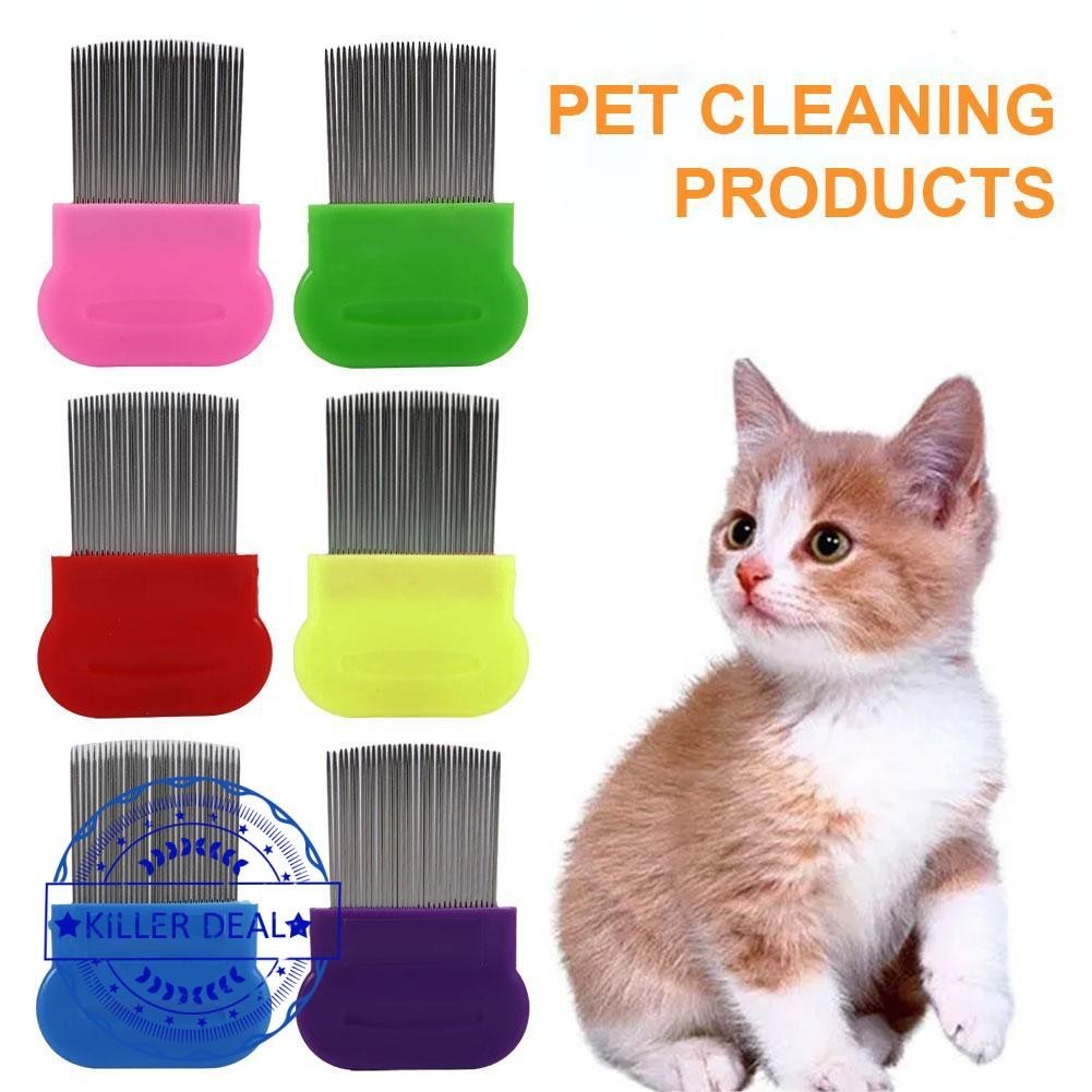 Pet Cleaning Combs Cats Dogs Flea Removal Combs Dense Flea Toothed ...