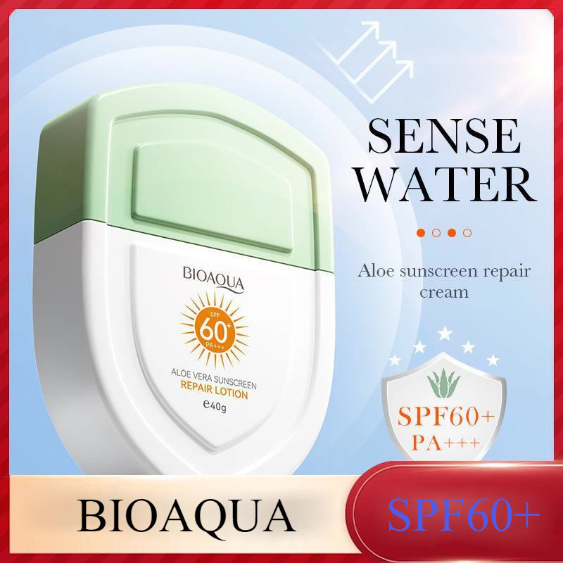BIOAOUA Aloe Vera SPF60+ Sunscreen Refreshing UV protection Sunblock ...