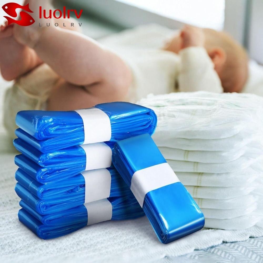 LUOLRV Nappy Bin Refills, Durable Thickened Diaper Trash Bags, Large