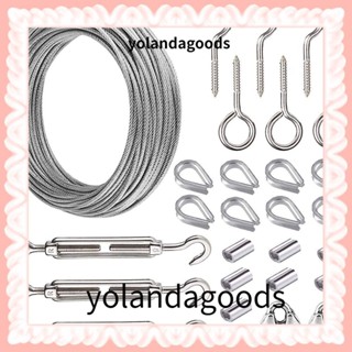 304 Stainless Steel Eye & Hook Turnbuckle Wire Rope Tension, Wire Rope  Cable Clip Clamp, Wire Guardian and Protectors, Aluminum Alloy Tube Beads