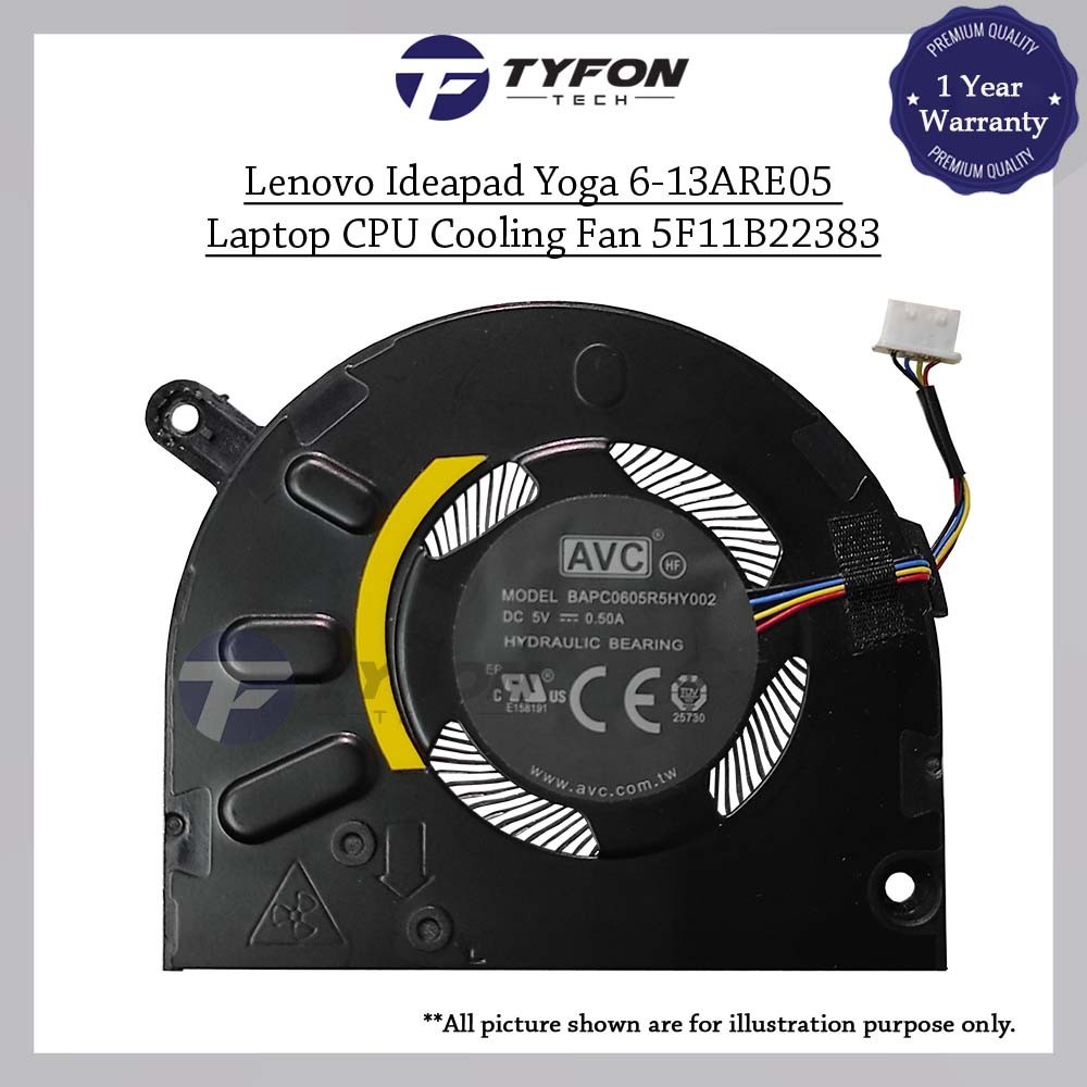 CPU Cooling Fan For LENOVO YOGA 6 13ARE05 13ALC6 82ND0009US 2 - View #9