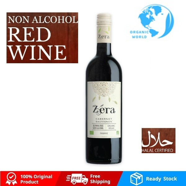 ZERA FRANCE'S Non Alcohol Wine (Halal) 750ML 无酒精葡萄酒 (素食者可饮用) (Red/White