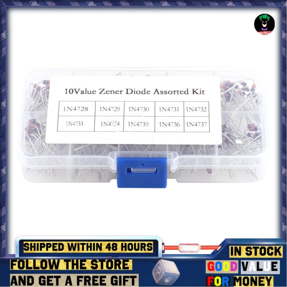 Zener Diodes 200pcs, 10Values Zener Diode Electronic Diode 1N4728 - View #14