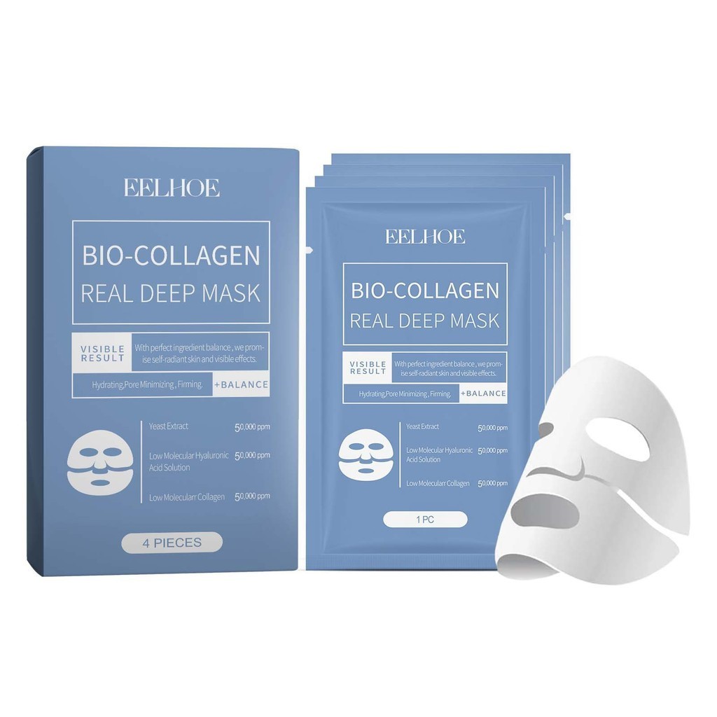 CHIBEL EELHOE Collagen Facial Mask Smoothing & Refining Skin Hydrating ...