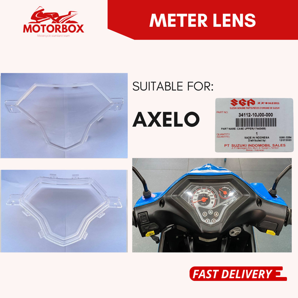ORIGINAL SUZUKI AXELO METER LENS - SHOGUN AXELO 125 FIRST MODEL METER ...