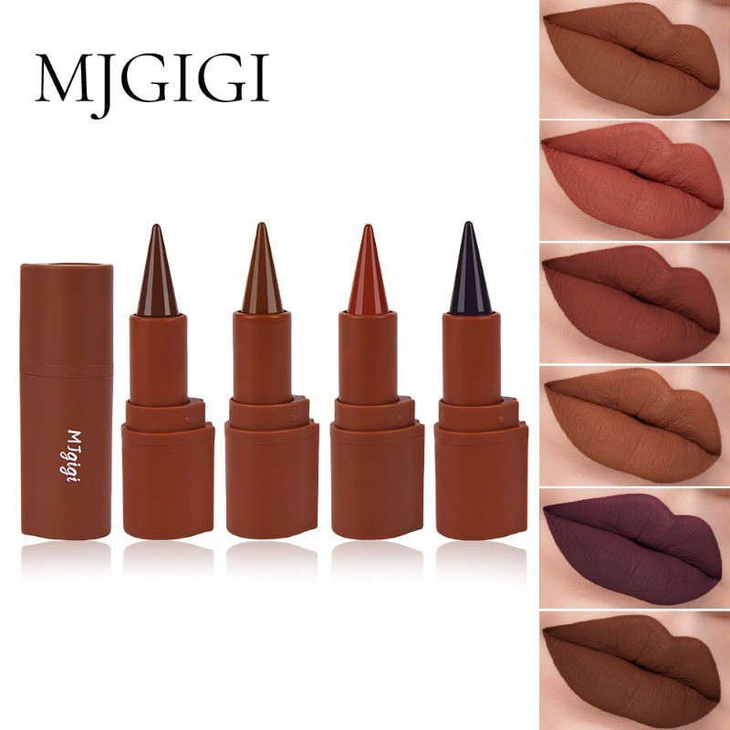 Mjgjg One Stroke Gradient Smudged Lip Liner Matte Matte Dark Lip Liner ...