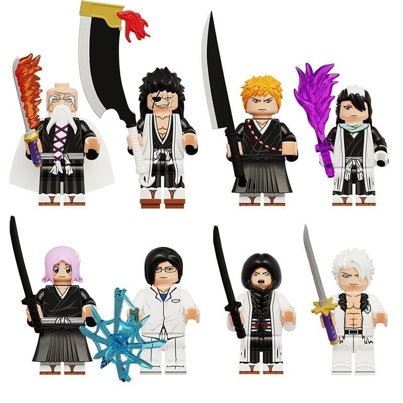 LEGO minifigures BLEACH series Kurosaki Ichigo Kusajishi Yachiru Couple