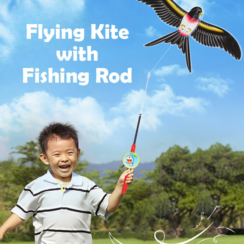 30cm/35cm/50cm Children Kids Flying Kite Toy Outdoor Sport Cartoon