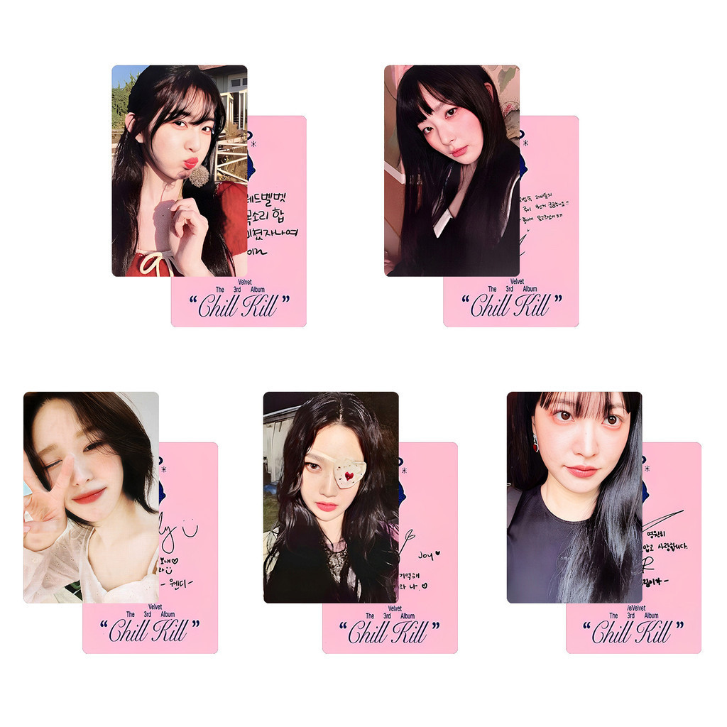 5-6pcs/set Red Velvet Photocards New Album Chill Kill Lomo Cards Irene ...