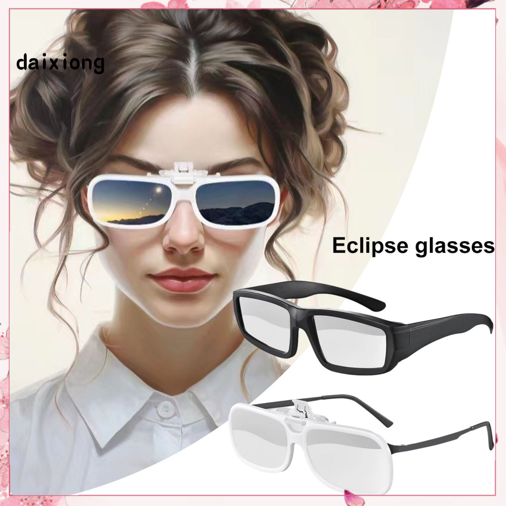 Solar Safety Filter Glasses Direct Sun Observation Glasses Clip On Solar Eclipse Glasses For 2052