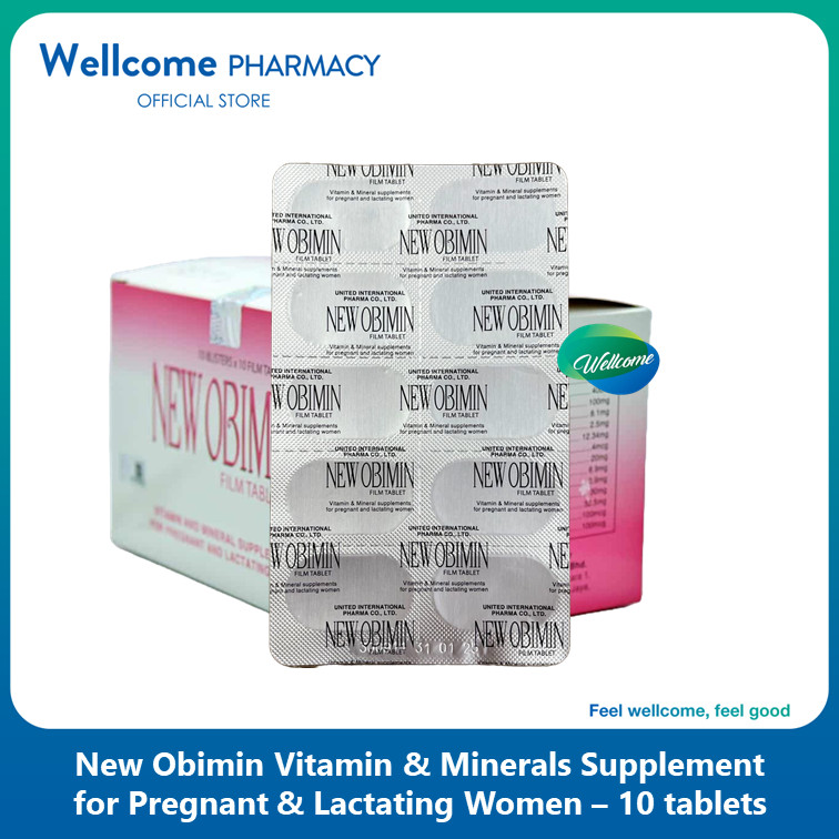 New Obimin Film Tablets Vitamin & Minerals for Pregnancy and ...