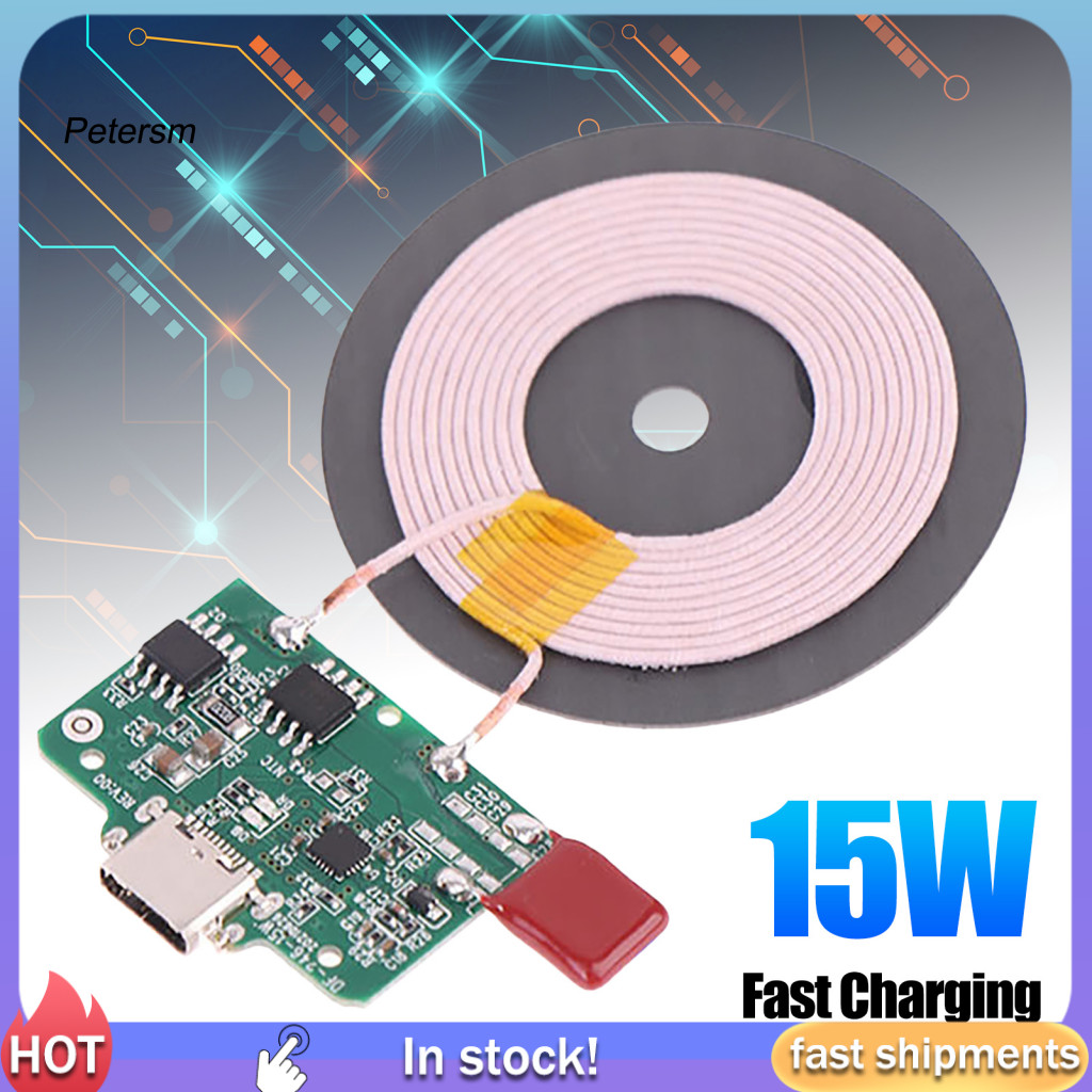 PP Wireless Charger Module Low Temperature Fast Charging Type-C Port ...