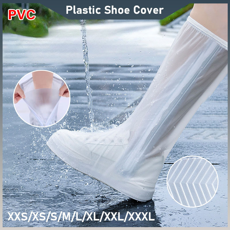 Waterproof Non-Slip Rain Shoe Cover Washable Rain Shoe Cover Rain Boots ...