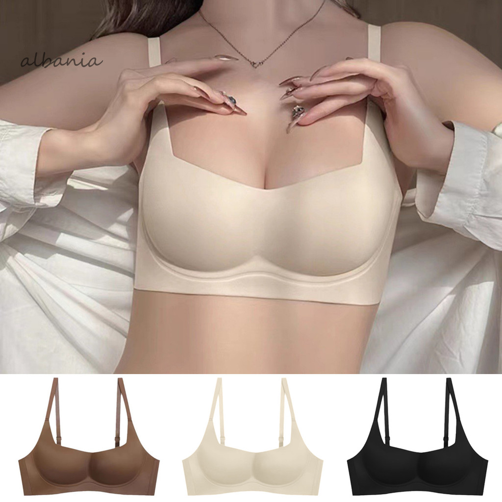 U-shaped Back Support Bra Sagging Breast Lift Bra Comfortable Push-up ...