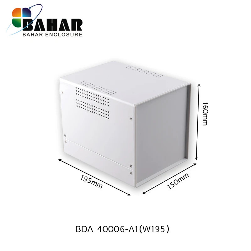 1PCS Bahar Iron Case Desk Top Enclosure Wire Junction Box Instrument ...