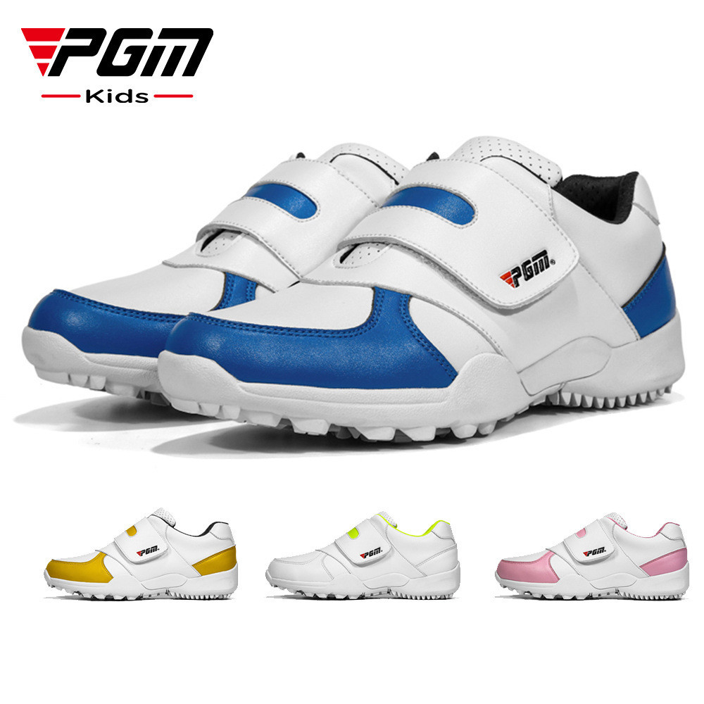 [PGM] Genuine New Children Golf Shoes Boys Girls Youth Velcro Sports ...
