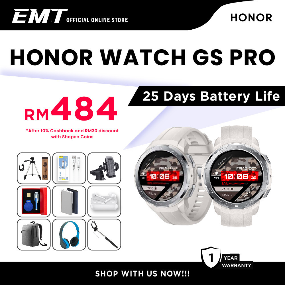 HONOR Watch GS Pro / GS 3 - Original HONOR Malaysia